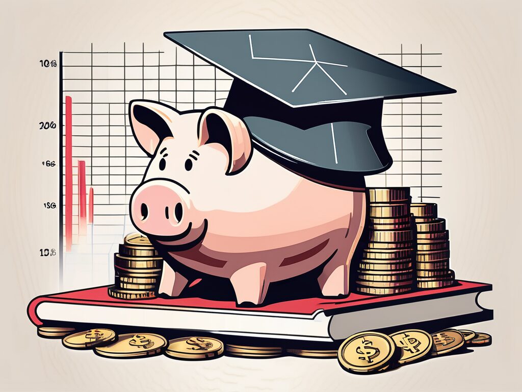 A piggy bank with a retirement cap