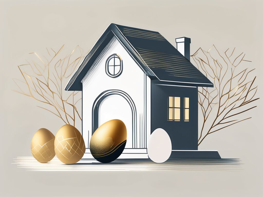 A serene landscape with a secure