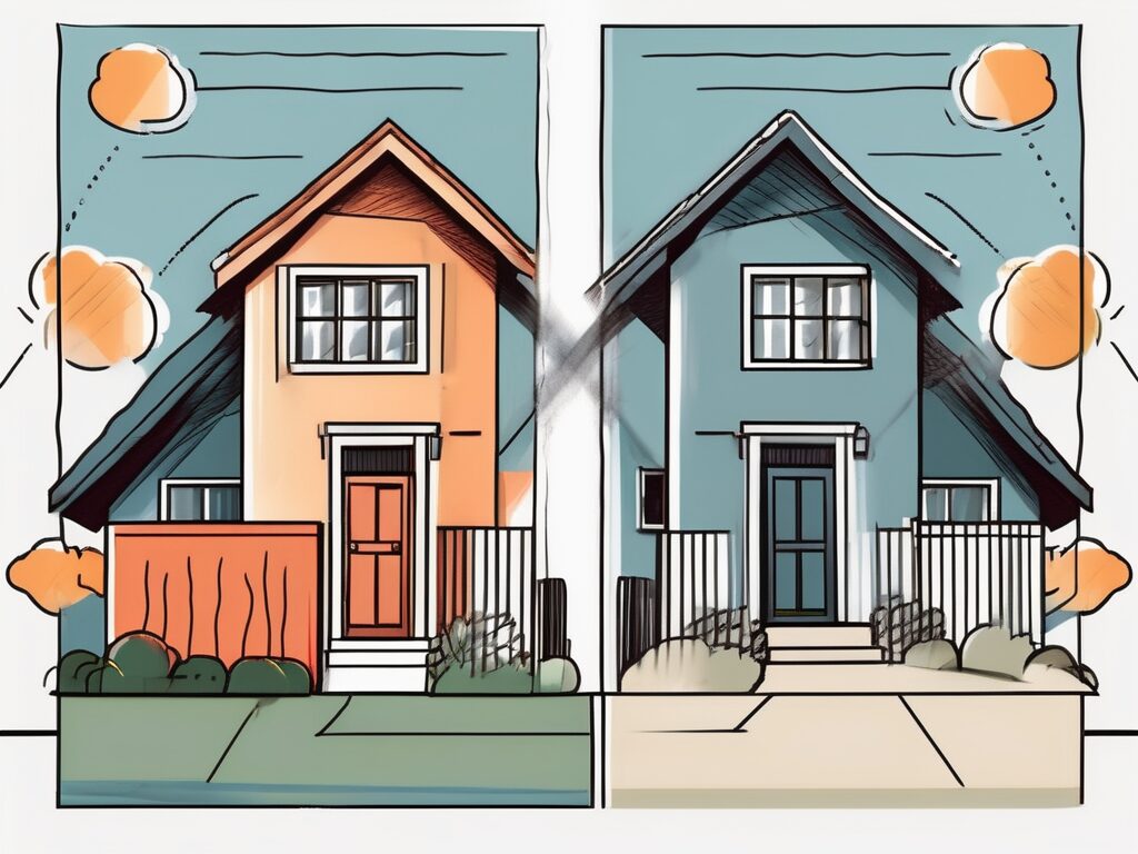 A traditional house with a price tag attached
