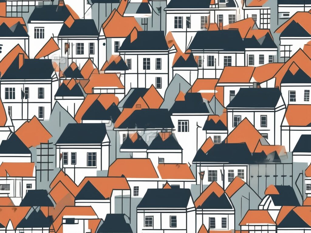 A bristol cityscape with houses of various sizes and styles