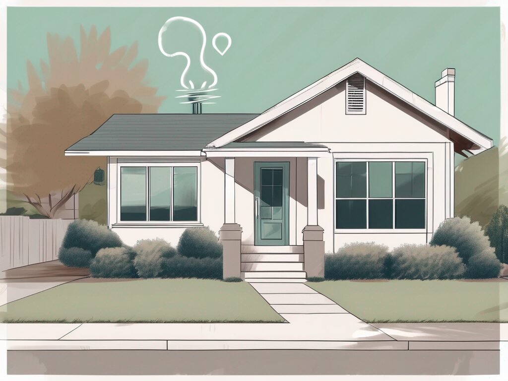 A quaint south pasadena home with a for-sale sign in the front yard