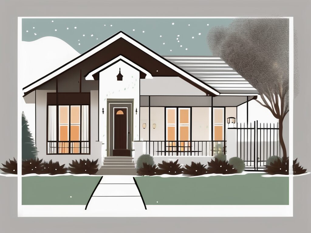 A picturesque st. lucie village house with a 'for sale' sign in the lawn